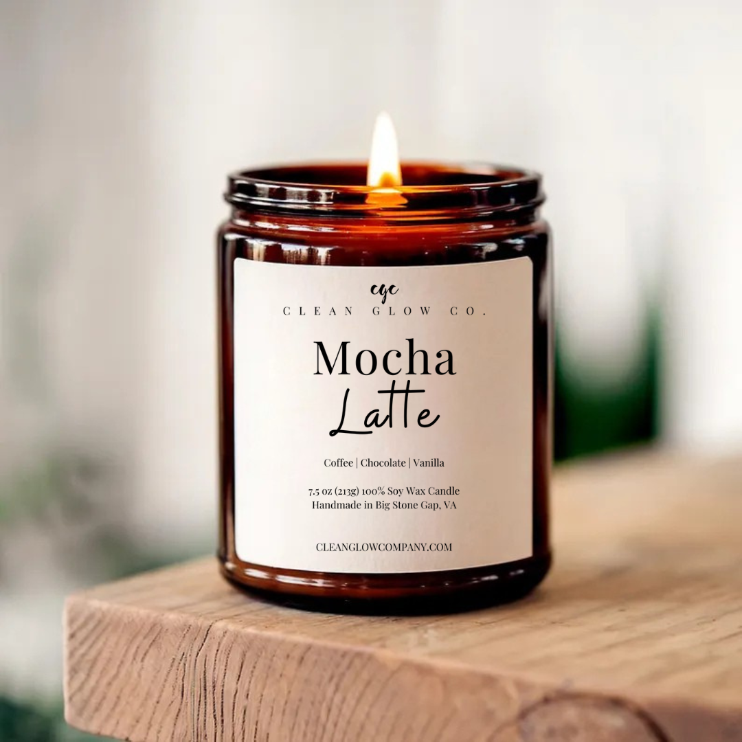 Mocha Latte Soy Wax Candle