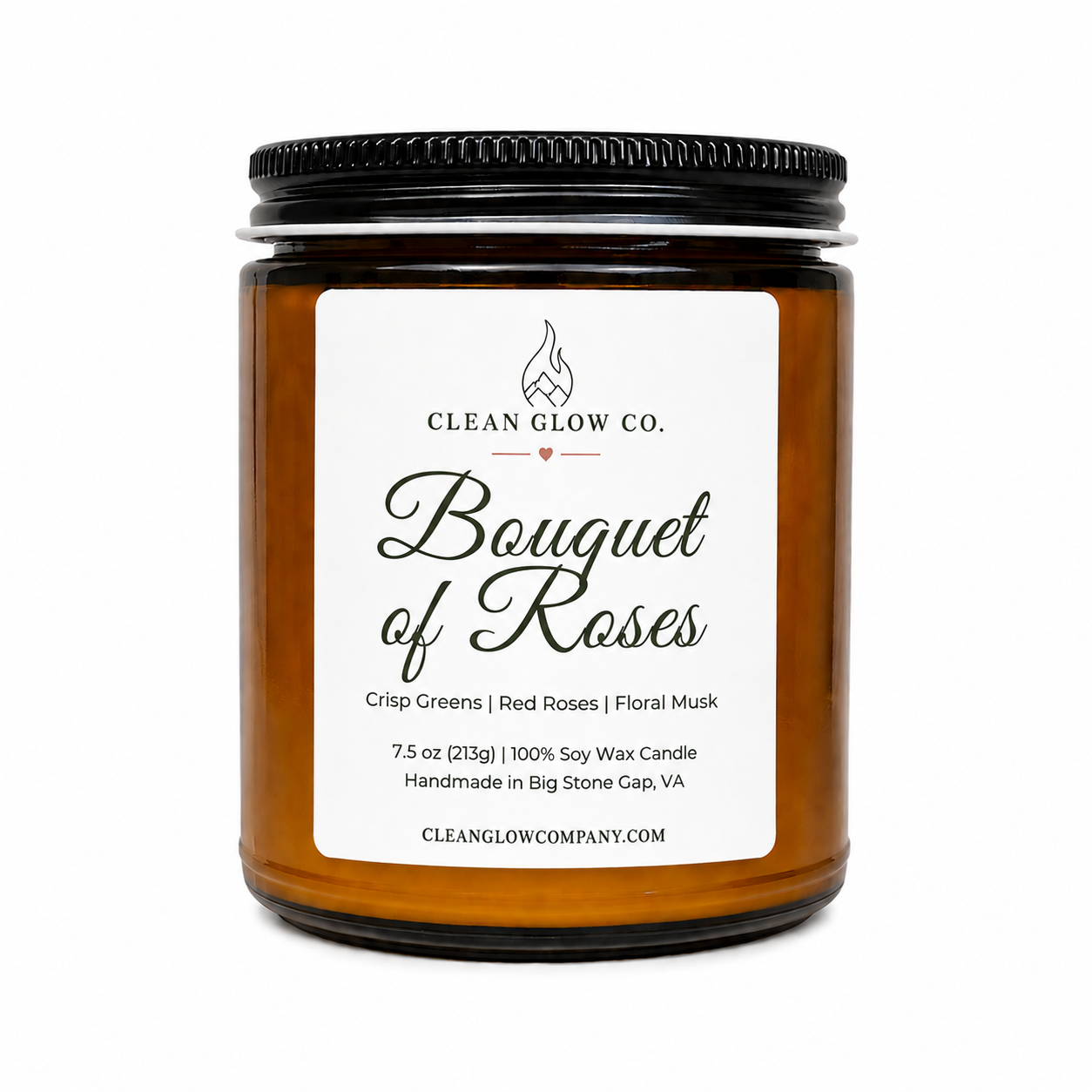 Bouquet of Roses Soy Wood Wick Candle