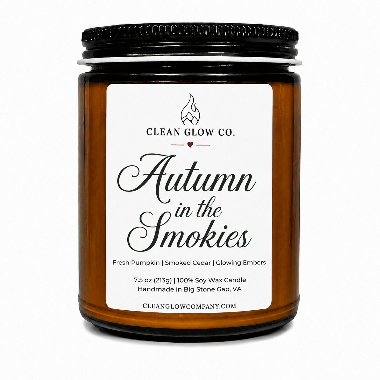 Autumn in the Smokies Soy Wood Wick Candle