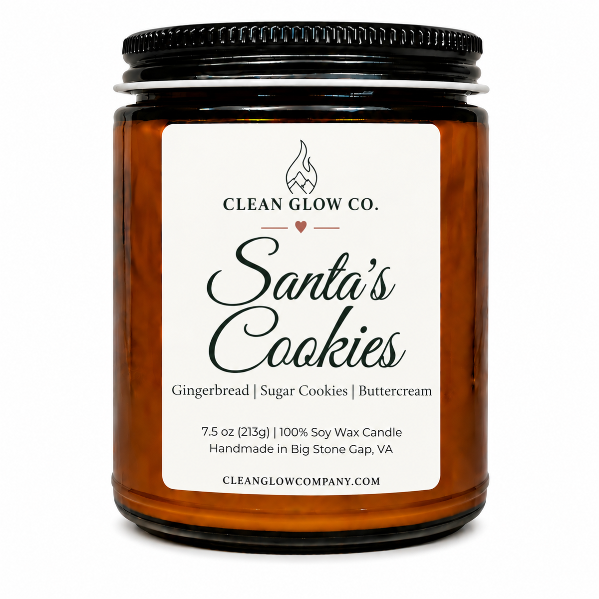 Santa's Cookies Soy Wood Wick Candle