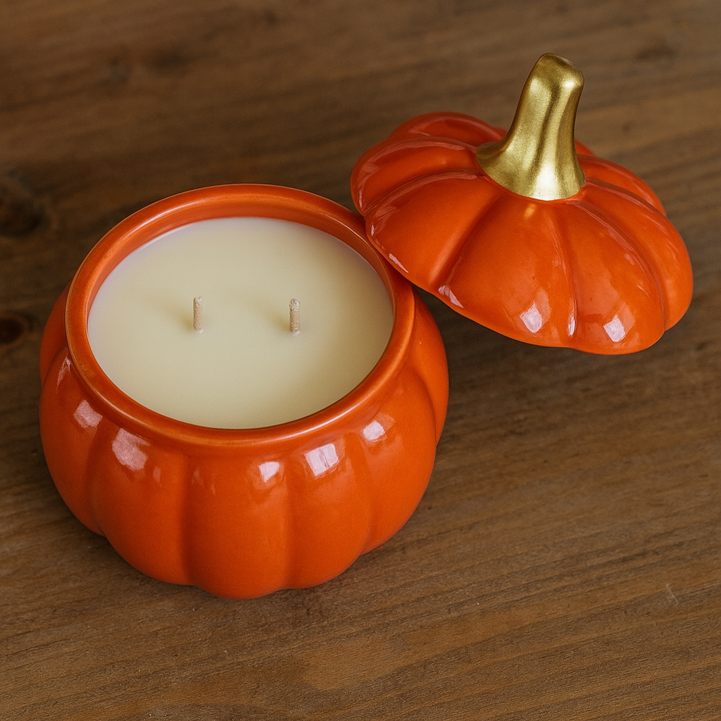 Orange Heirloom Pumpkin Candle