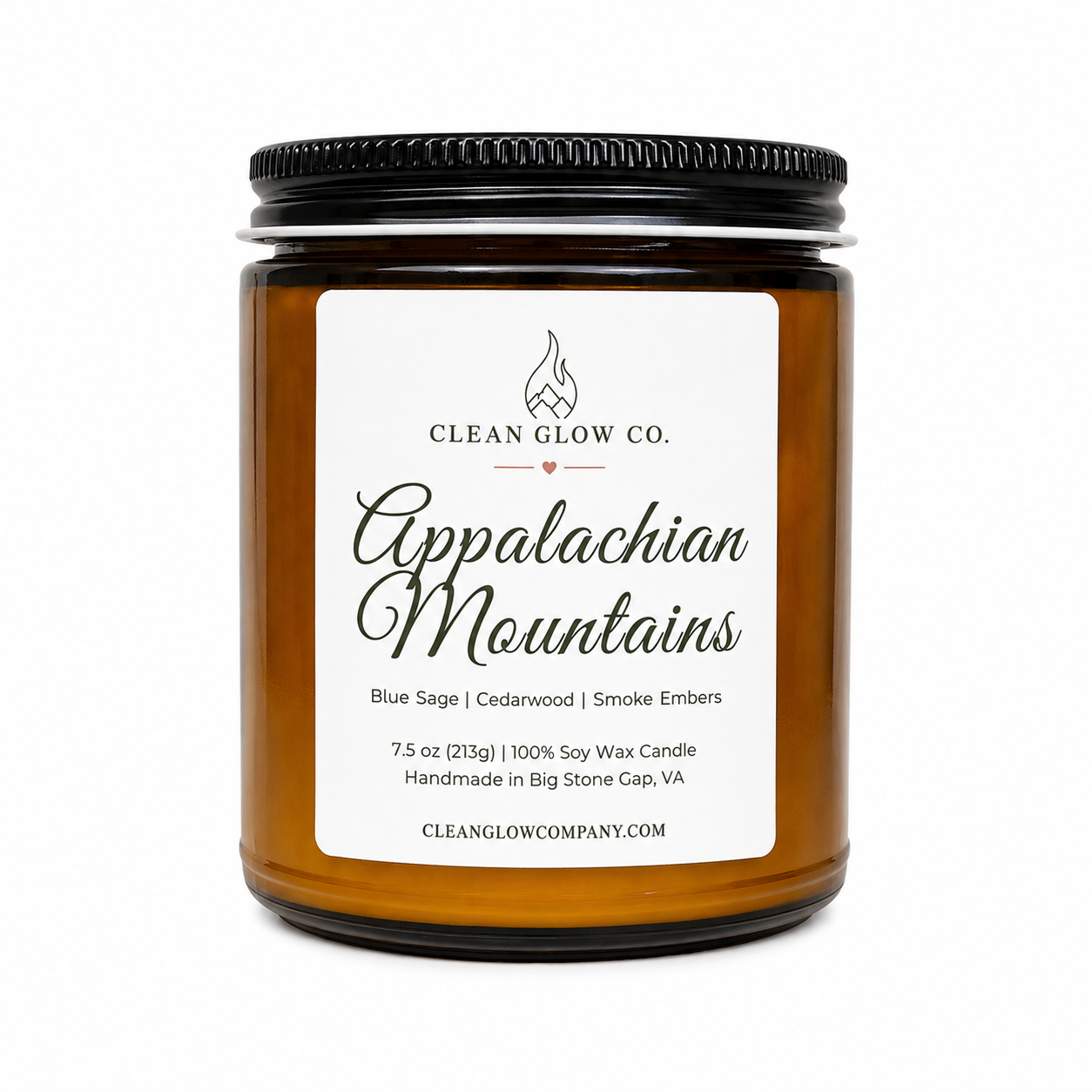 Appalachian Mountains Soy Wood Wick Candle