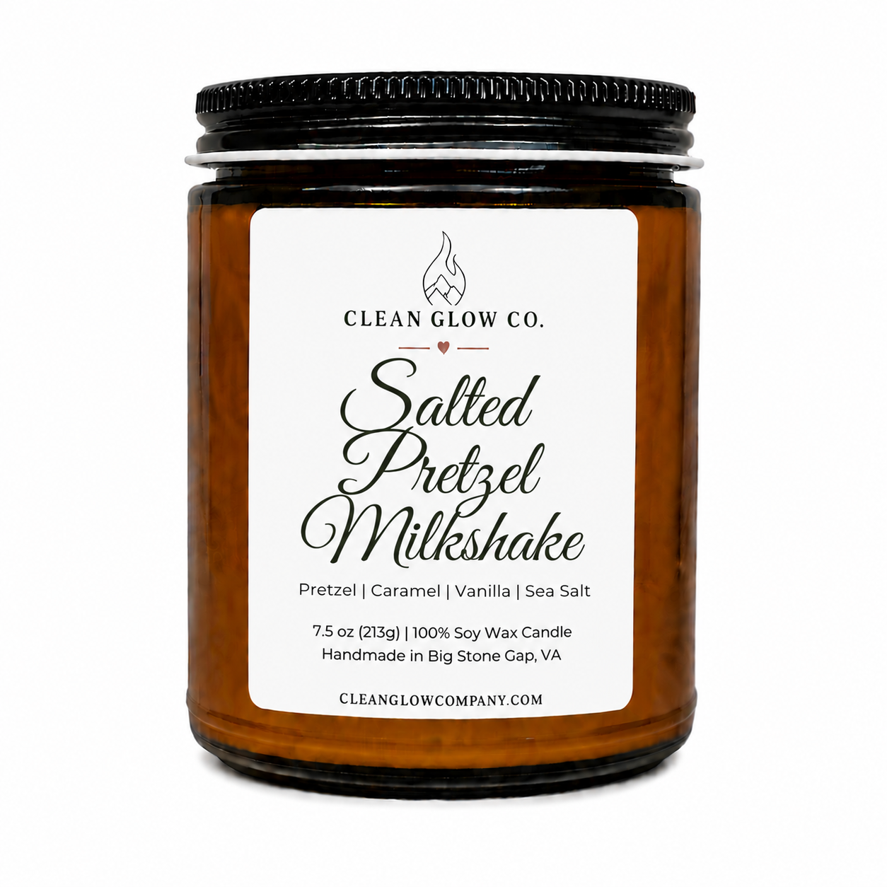 Salted Pretzel Milkshake Soy Wood Wick Candle (discontinued)