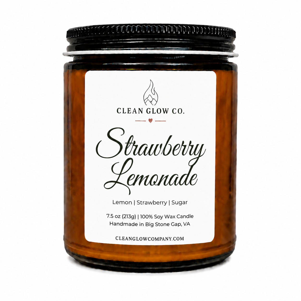 Strawberry Lemonade Soy Wood Wick Candle
