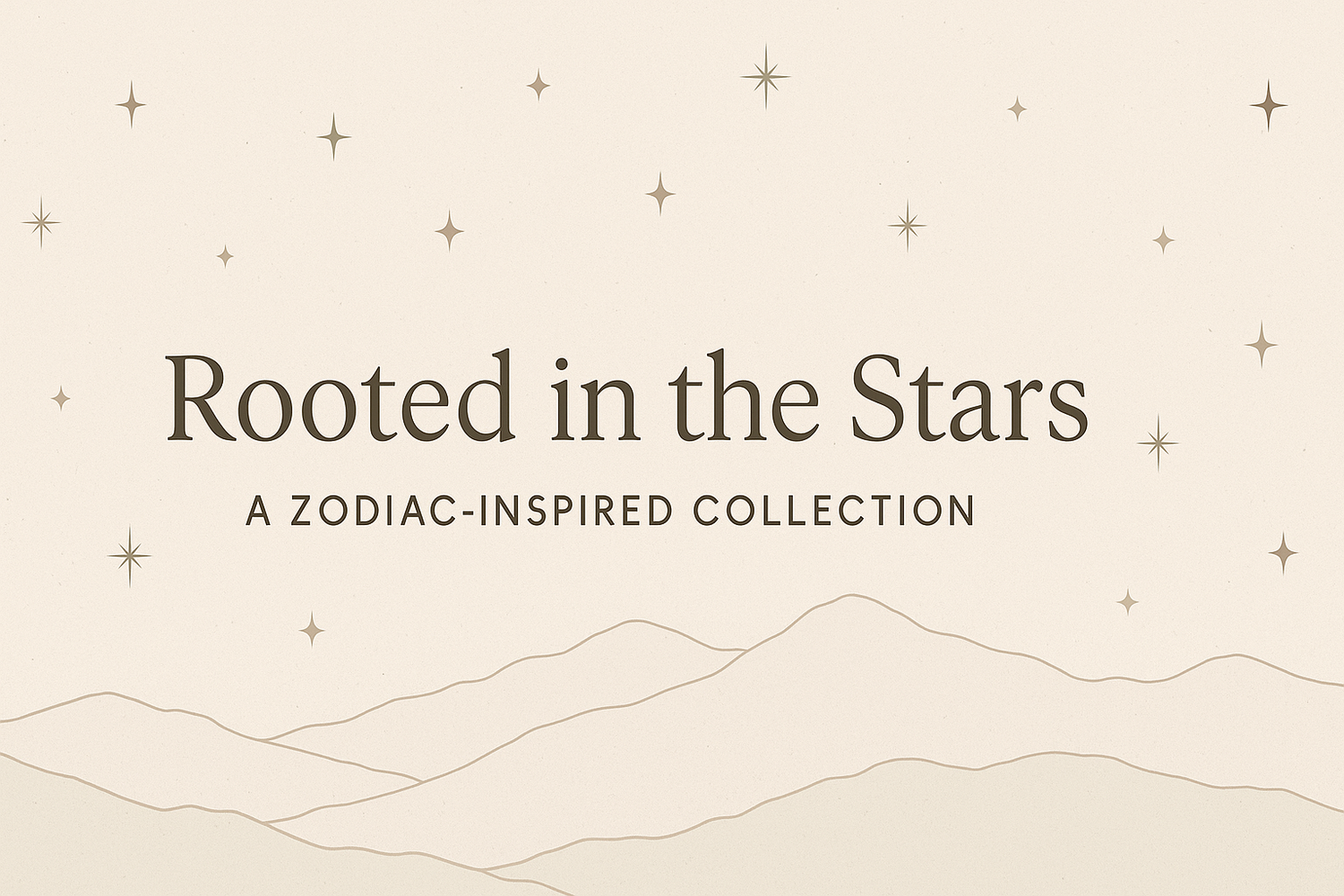 Rooted in the Stars | Zodiac Collection | Clean Glow Co