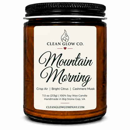 Mountain Morning Soy Wood Wick Candle