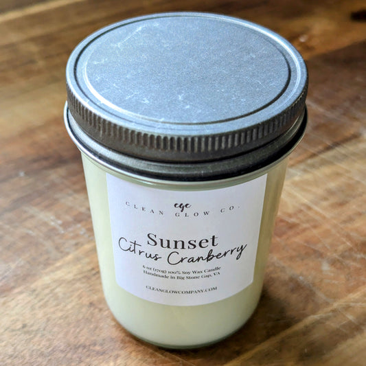 Sunset Citrus Cranberry Soy Candle