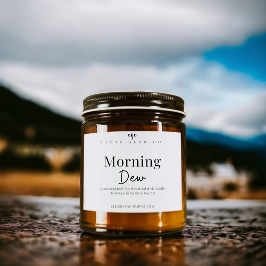 Morning Dew Soy Wood Wick Candle