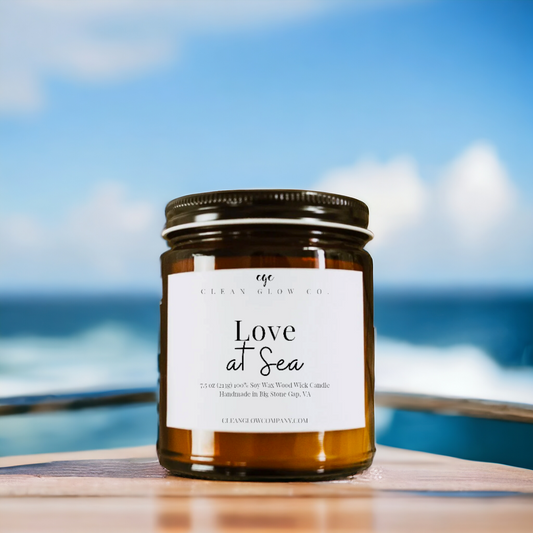 Love at Sea Soy Wood Wick Candle