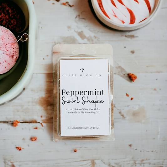 Peppermint Swirl Shake Soy Wax Melt