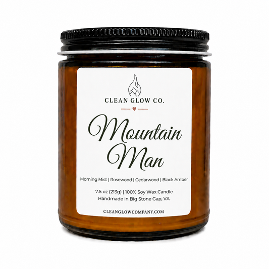 Mountain Man Soy Wood Wick Candle