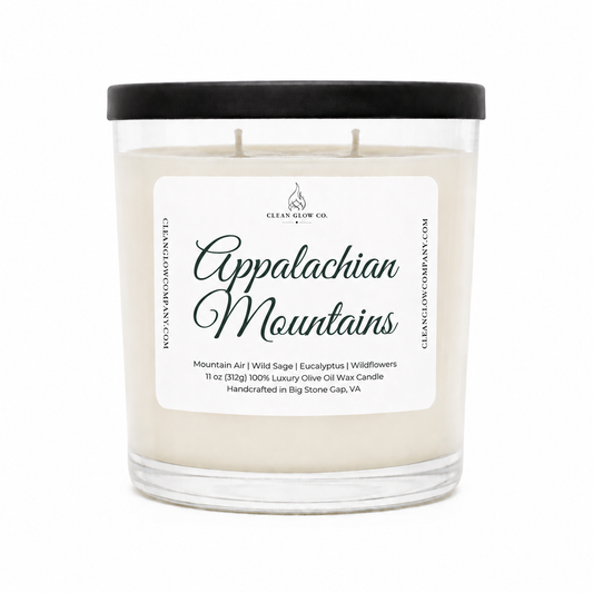 Appalachian Mountains Olive Oil Wax Candle