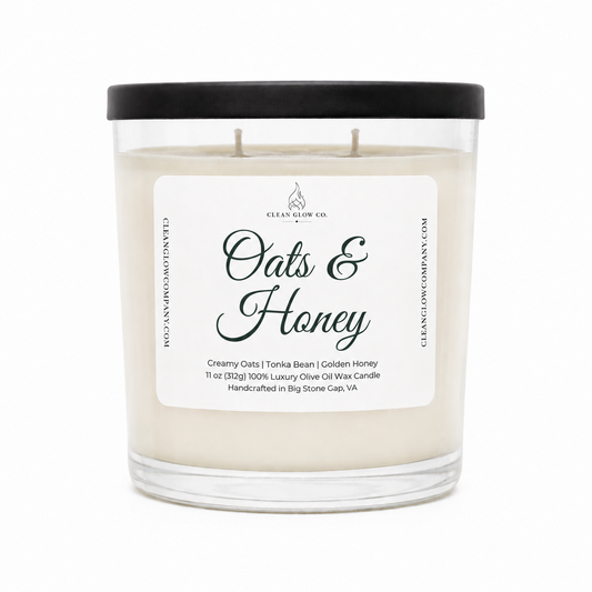 Oats & Honey Olive Oil Wax Candle