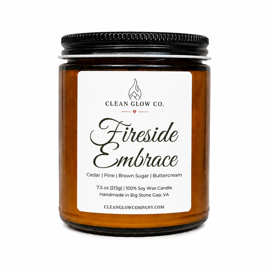 Fireside Embrace Soy Wood Wick Candle