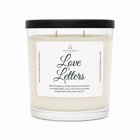Love Letters Olive Oil Wax Candle