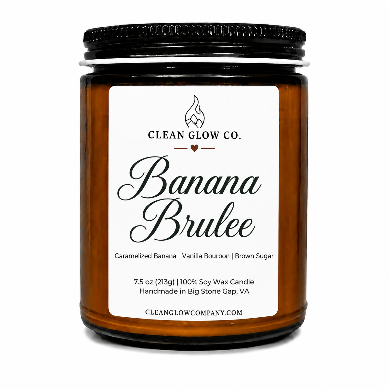 Banana Brulee Soy Wood Wick Candle