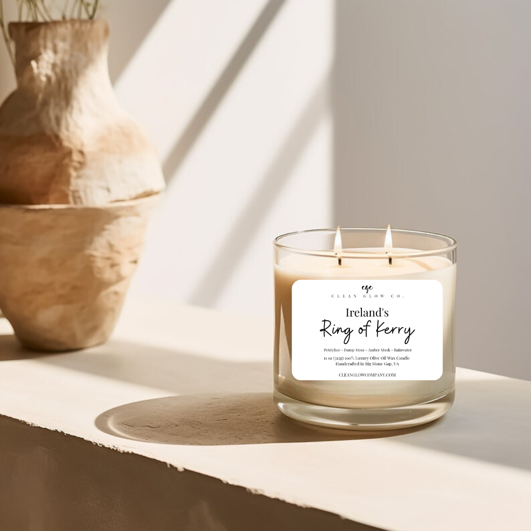 Ireland's Ring Of Kerry Olive Oil Candle