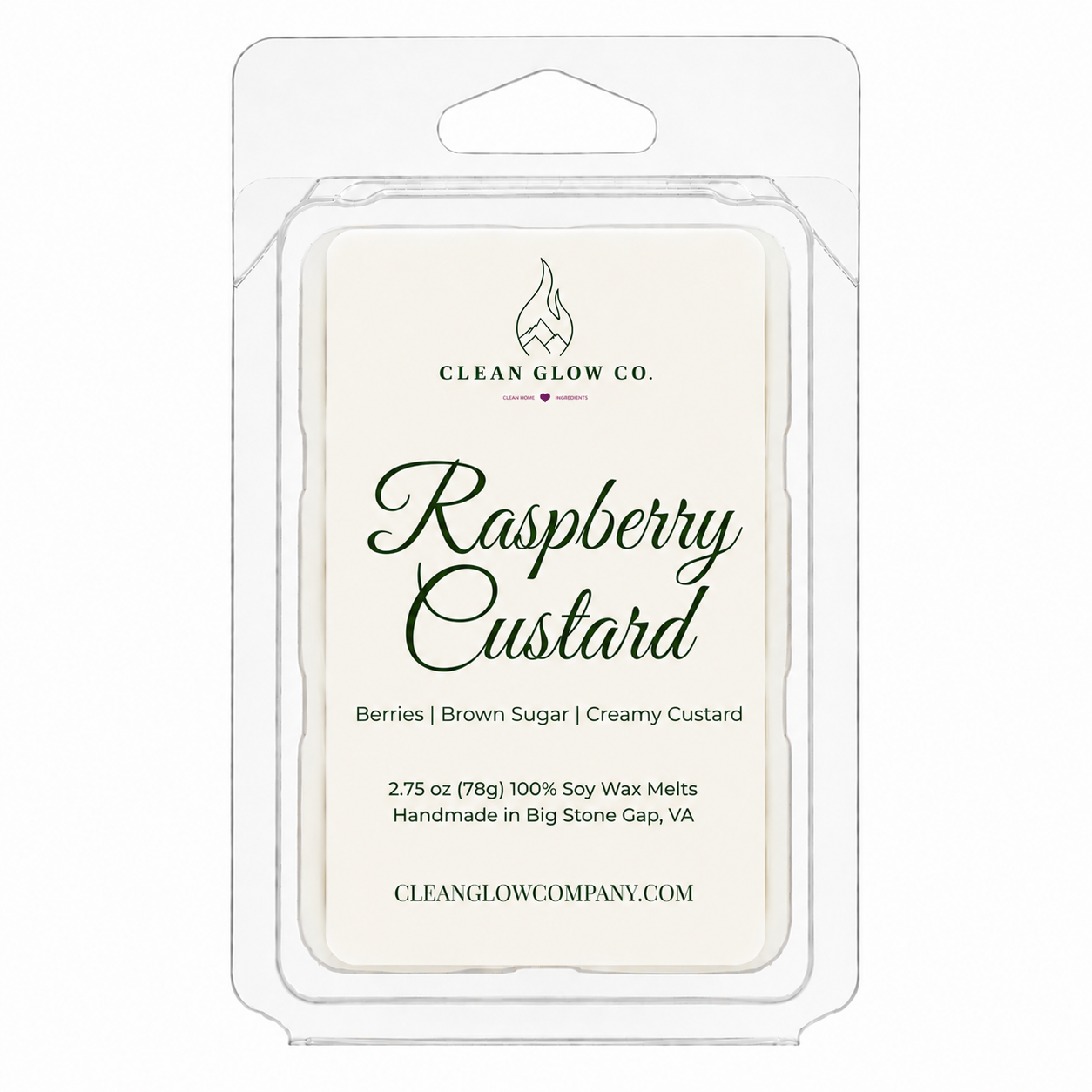 Raspberry Custard Soy Wax Melt