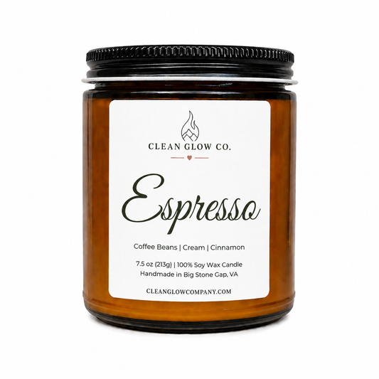 Espresso Soy Wood Wick Candle
