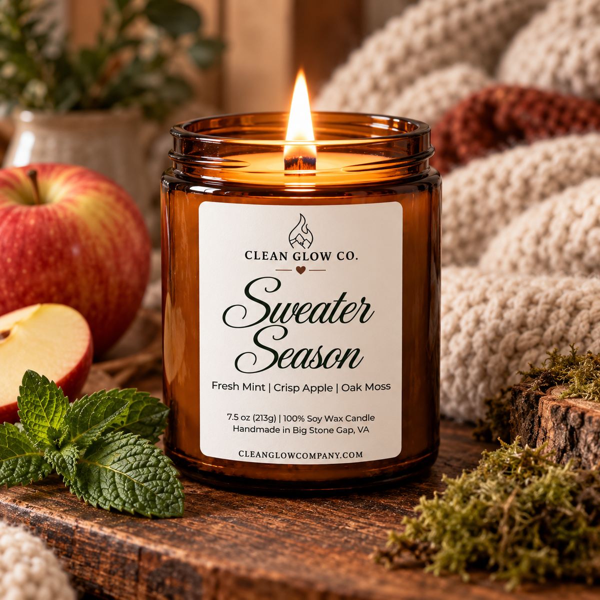 Sweater Season Soy Wood Wick Candle