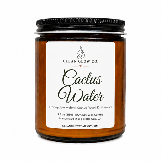 Cactus Water Soy Wood Wick Candle