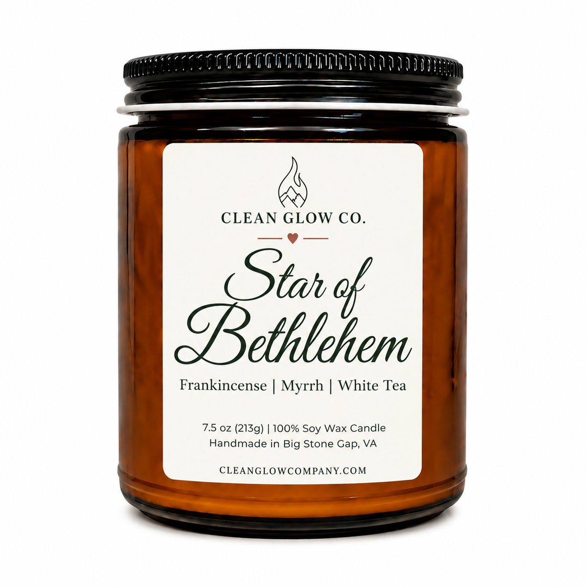 Star of Bethlehem Soy Wood Wick Candle