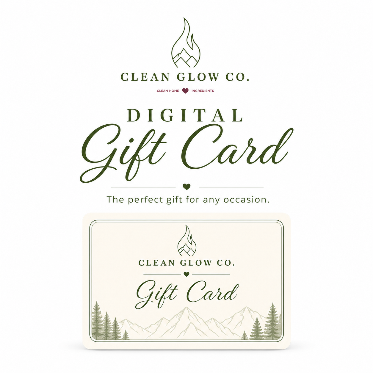 Clean Glow Co. Gift Card