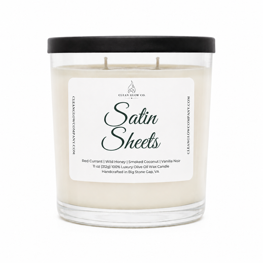Satin Sheets Olive Oil Wax Candle