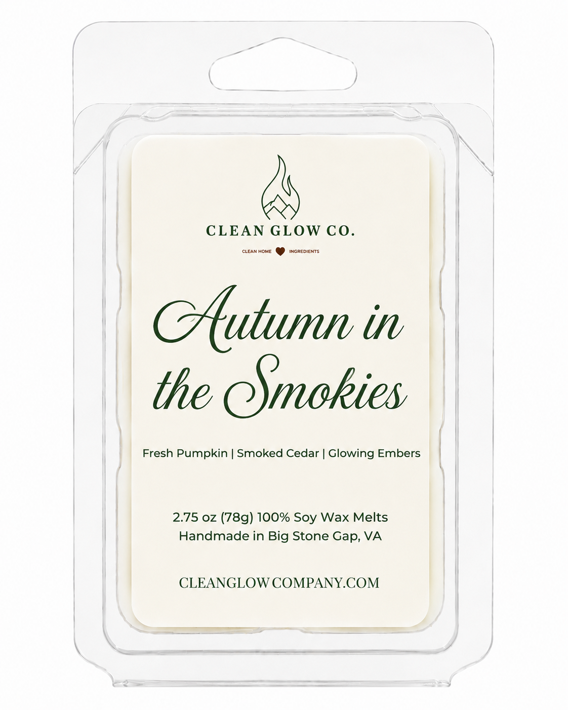 Autumn in the Smokies Soy Wax Melt