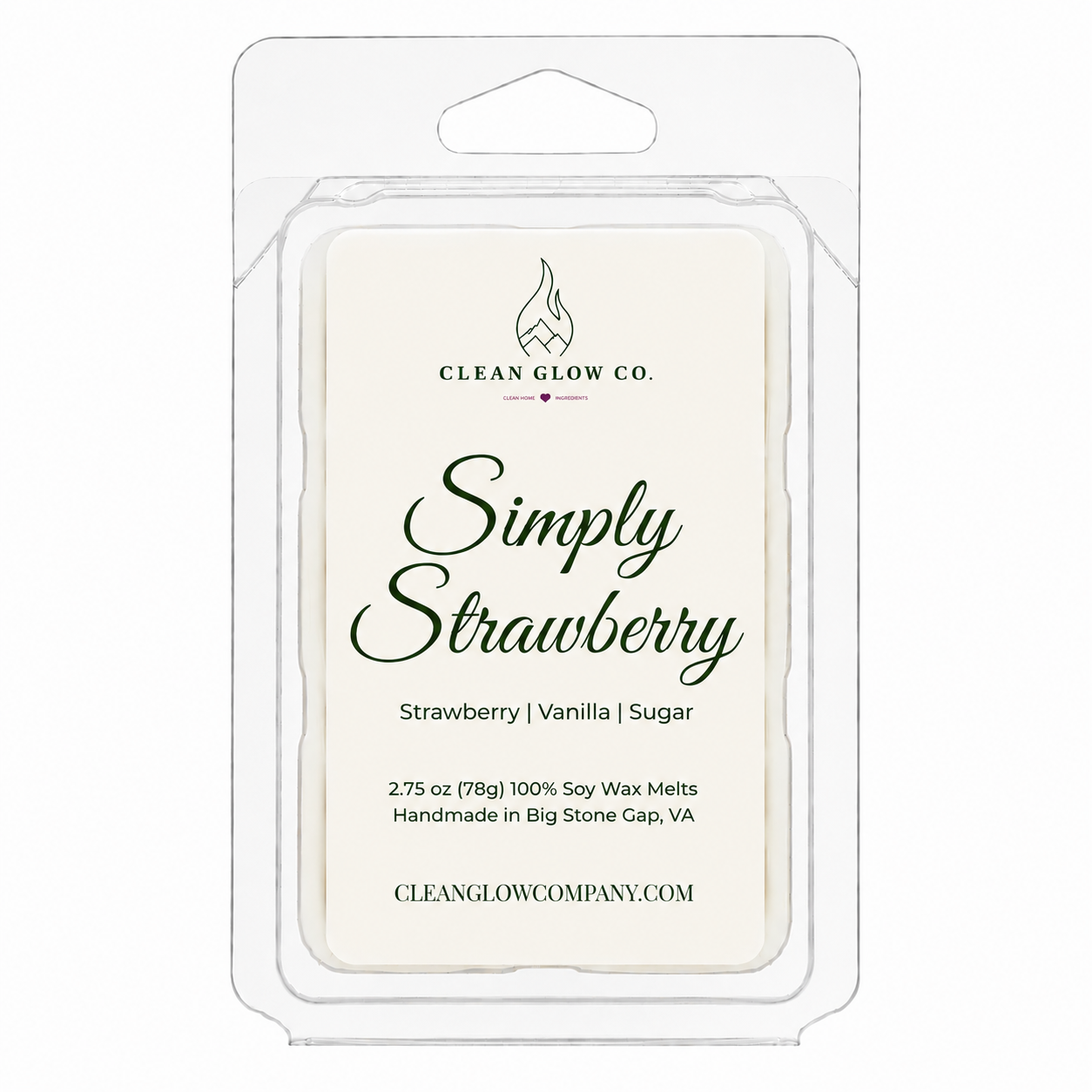 Simply Strawberry Soy Wax Melt