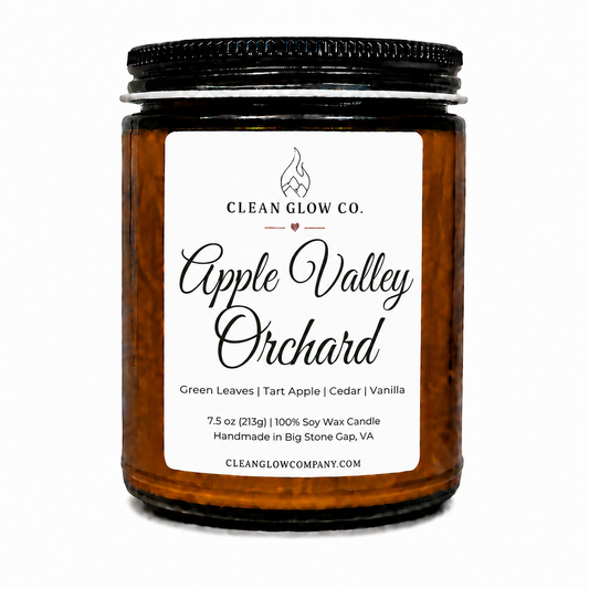 Apple Valley Orchard Soy Wax Wood Wick Candle